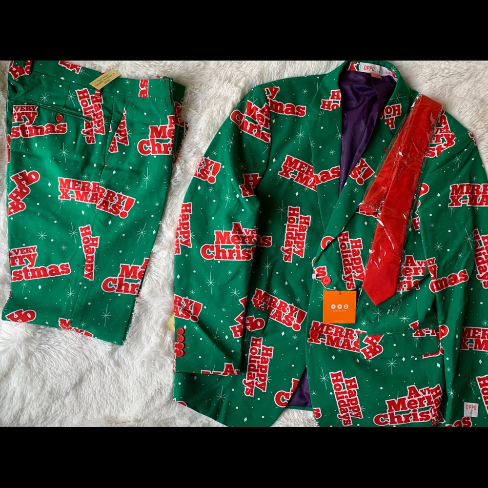 Oppo Suits Happy Holidude Christmas Suit